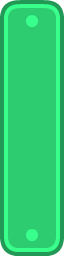 Large Block Narrow Rectangle